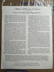 A HISTORY OF PHARMACY IN PICTURES 1954 PRINT#4 Great Gift For Doctor 22″×18″