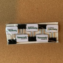 Namenda Collectable Binder Clips, Pharmaceutical Drug Rep Promo