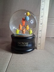 Limited Edition 2001 Snow Globe Actos Pharmaceutical Pioglitazone HCI Diabetes