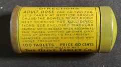 Old Empty Medicine Tin Dr. Edward’s Olive Tablets Laxative Columbus Ohio