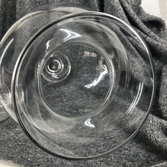 HUGE Vintage Ribbed & Footed Glass Chemist Carboy / Apothecary Display Jar