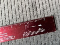 Vintage 1992 FLOXIN LOFLOXACIN Pharmaceutical Drug Rep RULER ~ Rare