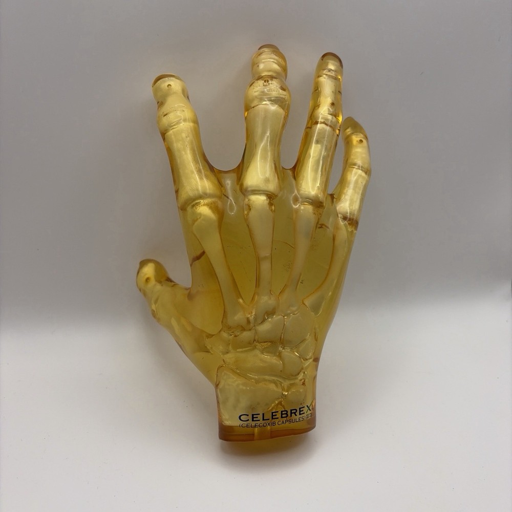 Vtg Rare 1999 Searle Pfizer Celebrex Phantom Hand Model Pharmaceutical Promo