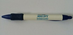 ABILIFY (5″ X 1/2″) Pharmaceutical DRUG REP CLIP ON CLICK PEN WITH FINGER GUARD