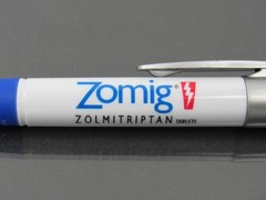 Wide Body Zomig Metal & Plastic PEN Drug Rep Pharmaceutical Promo Advertising