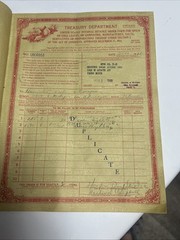 1930s-40s IRS Order Form For Opium/Coca Leaves Book Michigan Oddity