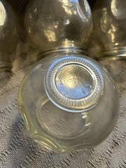 Vintage Medical Glass Cupping Therapy Jars (Set of 6)