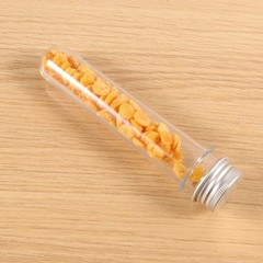 HOZEON 50 PCS 5.5 x 1 inch Clear Plastic Test Tubes with Caps, 40 ml Test Tub…
