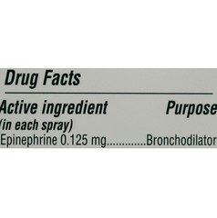 (2 pack) Primatene MIST Epinephrine Oral Inhalation Aerosol
