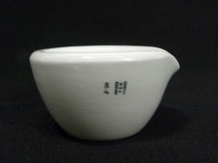 Vintage Used Coors USA Lab Mortar 522-00 and Pestle 000 Set, #4