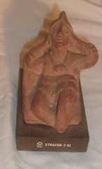 ETRAFON PORTRAIT OF DEPRESSION / ANXIETY TERRACOTA FIGURE IN GOOD CONDITION
