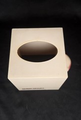 Puffs Tissue Box Cover Entex Vtg 1987 Red Nose Face Medicine Promotional Novelty