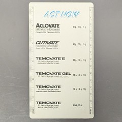 Drug Rep Pharmaceutical Promo ACLOVATE Advertising Measurement Ruler