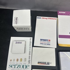 Lot of 14 Pharmaceutical Notepads Some Flawed Partial swag Note Pads