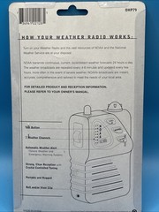 NEXIUM PHARMACEUTICAL DRUG REP ADVERTISING NOAA 9V WEATHER RADIO *NEW*