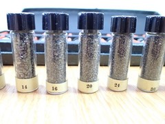 Vintage Rare Set of Carborundum Co. Sample Display Set of Grit Sizes