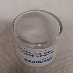 Micronase Drug Rep Pharmaceutical Advertising Apothecary Jar With Lid Glass