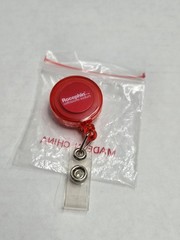 Rocephin 💉 Pharmaceutical Drug Rep Gift Collectible ID Badge Holder Clip Extend