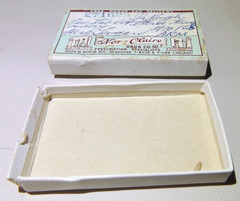 Vintage Cardboard Pill Box from NOR-CLAIRE Drug Company Chicago Dated 1966