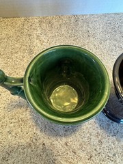 VTG – Pair Apothecary Ceramic Mortar & Pestle Mugs – AESCULPIUS & HYGEIA – McCoy