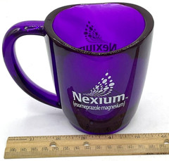 Pharmaceutical Promo Nexium Plastic Purple Mug Drug Rep Premium Giveaway
