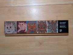 Rare Vintage Louis Wain „Kaleidoscope Cats“ Thorazine Stelazine Pencil Holder…