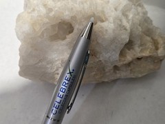 Drug Rep BEXTRA / CELEBREX Collectible Heavy Metal Pen RARE with Stylus tip