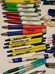 Pharmaceutical Pens Drug Rep Januvia, TriCor, Altace, Enablex & More Lot of 48