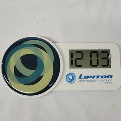 Lipitor Atorvastatin Calcium Drup Rep Pharmaceutical Promo Digital Clock New Box