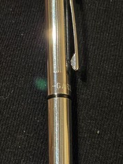 Rare VTG Prazosin HCI Drug Rep Pharmaceutical Metal Twist Ball Point Pen Garland