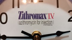 pharmaceutical drug rep Advertising collectibles Purple Wall Clock