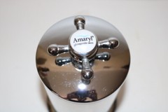 AMARYL pharmacy doctor promo lucite cotton ball holder