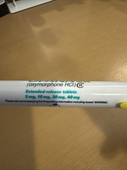 Opana ER (oxymorphone) Highlighters chisel tip