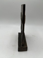 Vintage PHARMACY Bookend BRASS Tinactin 1979 SECUNDUM Artem PAPERWEIGHT