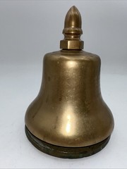Salesmans Trophy 1954 Prophylactic Sales McKesson Robbins Brass Bell Over Quota