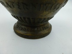 Vintage Coricidin Mortar & Pestle for La Pharmacie Francaise & Louis Dufilho Jr