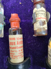 Squibb Pharmaceutical Representative Velvet Lined Sales Kit Early 20th Century