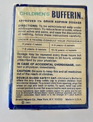 Vintage 1967 Bristol-Myers Children’s Bufferin Pediatric Formula NEW OS