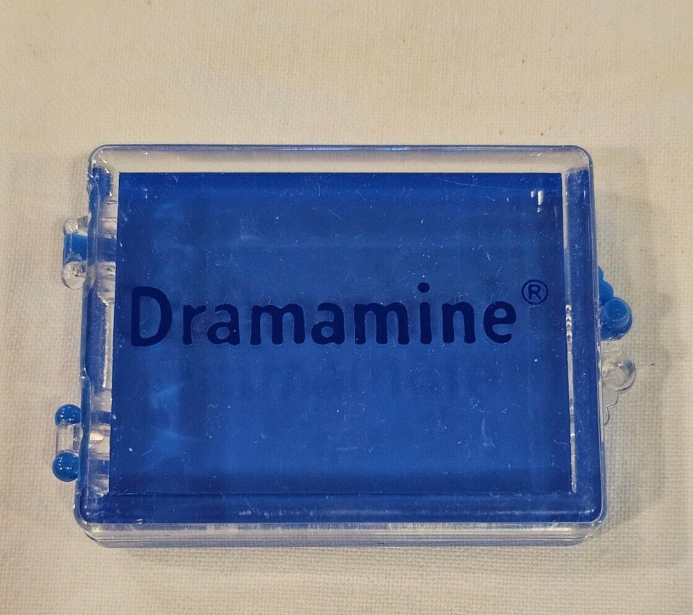Vintage DRAMAMINE Storage Container