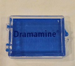 Vintage DRAMAMINE Storage Container