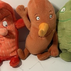 Actos Drug Rep Diabetes Plush Stuffed Beanies Science Toy Steven Smith Set of 4