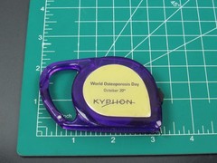 Translucent Purple Kyphon 10ft Tape Measure Drug Rep Pharmaceutical Promo