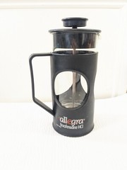 Allegra French Press coffee pot promotional item pharmaceutical promo Drug Rep