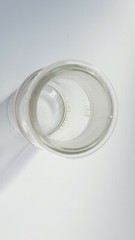 COFFEINUM, Vintage Glass Apothecary Pharmacy Clear Jar, 100 ml, with Cap