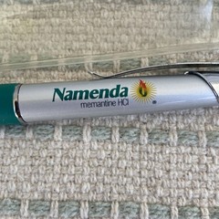 Drug Rep NAMENDA Pharmaceutical Pen Heavy Metal Stylus Promo Gifts