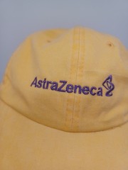 Rare Astra Zeneca Pharmaceutical Promo Hat One Size Adjustable Embroidered