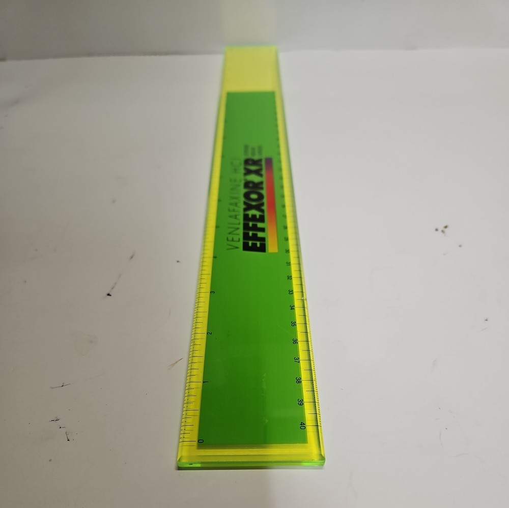 Effexor XR Green Ruler Pharmaceutical Drug Rep Promo Advertising