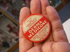 Antique Vtg Medical Dental Pharmacy – Derma Medicone Ointment Tin