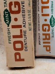 Old Polident Full Tube And Box Block Drug Company Jersey City New Jersey