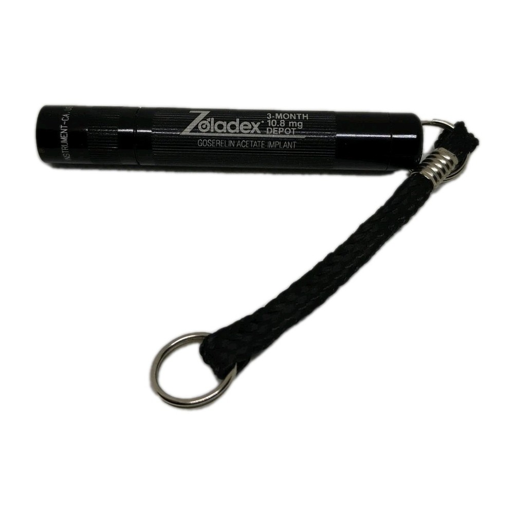 Zoladex Pharmaceutical Drug Rep Mini Keychain Mag Light Flashlight Heavy Metal